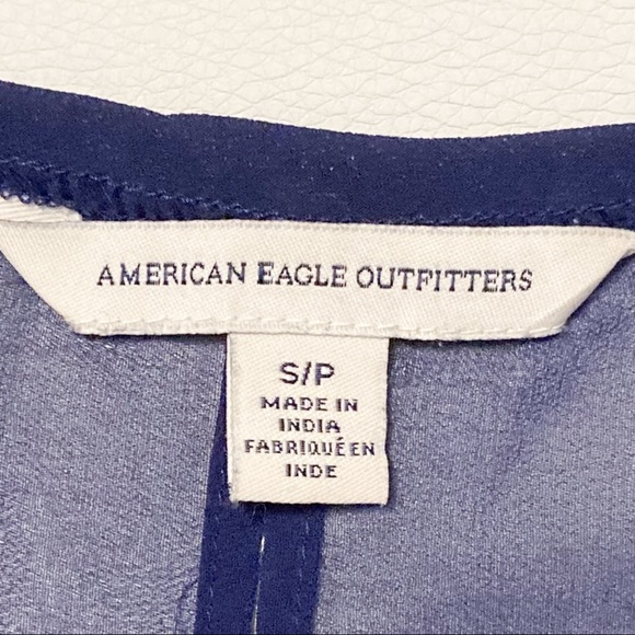 American Eagle Sheer Patterned Top - Picture 4 of 5